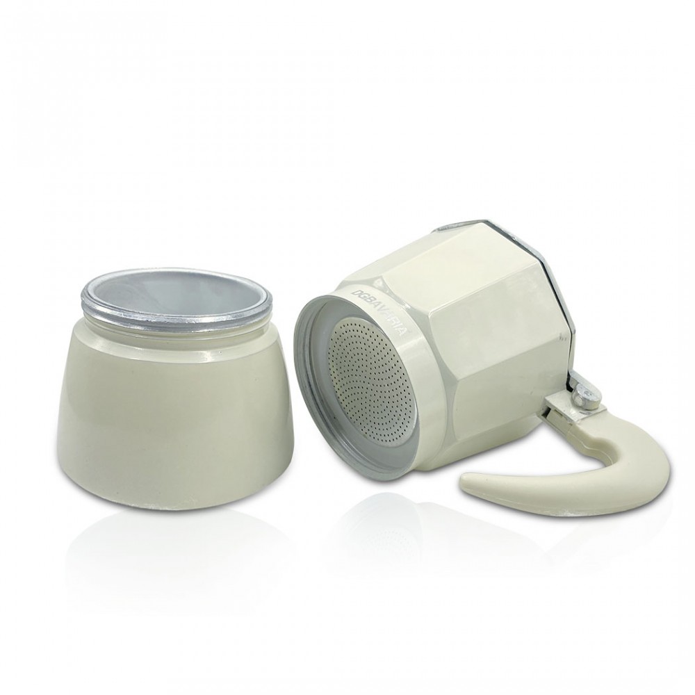 Set 3 caffettiere BEIGE in alluminio art....