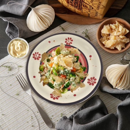 Servizio Tavola 18 pz linea FELICIA 403003 Piatti Fondi Piani e per Dessert gres