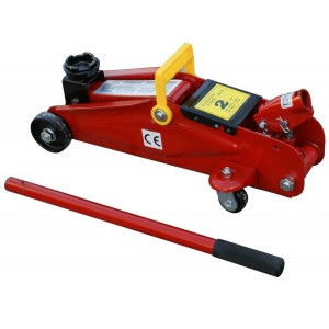 Cric idraulico a carrello per auto max 2 tonnellate con...