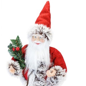 Babbo Natale Rosso e Grigio art. 144187 Addobbo Natalizio... 2