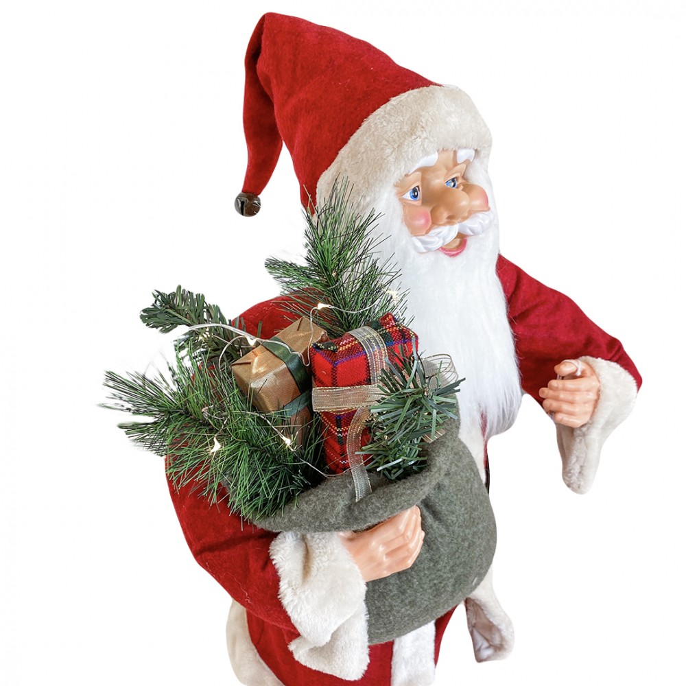 Babbo Natale Rosso e Crema 144202 Addobbo...