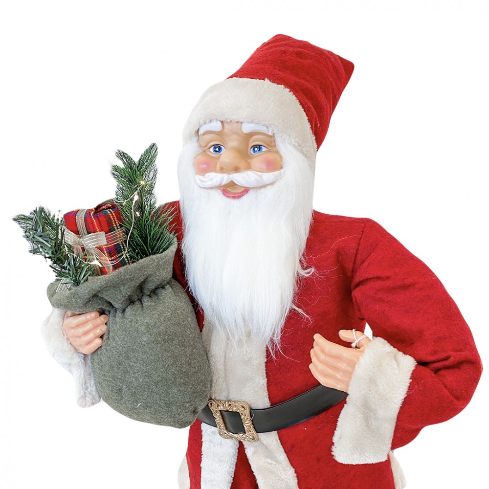 Babbo Natale Rosso e Crema 144202 Addobbo...