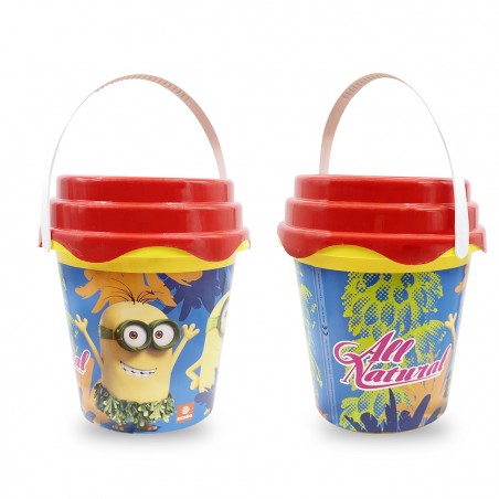 Set spiaggia bambini di Minions art. 281312 secchiello palette formine mare