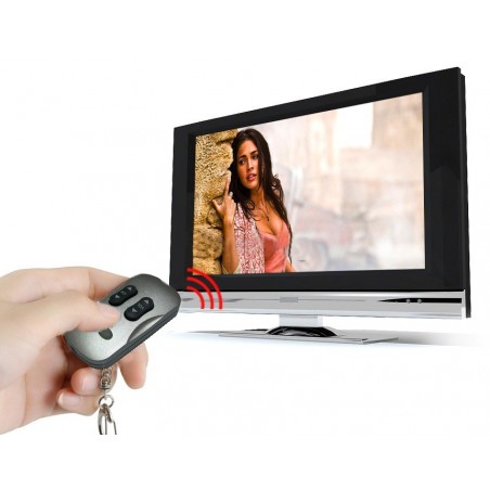 Mini telecomando per Tv universale con gancio portachiavi leggero e compatto utile da portare sempre con se