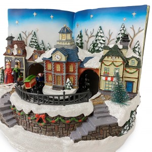 Villaggio Natalizio Libro 361017 Decorazione Natale Luci... 2