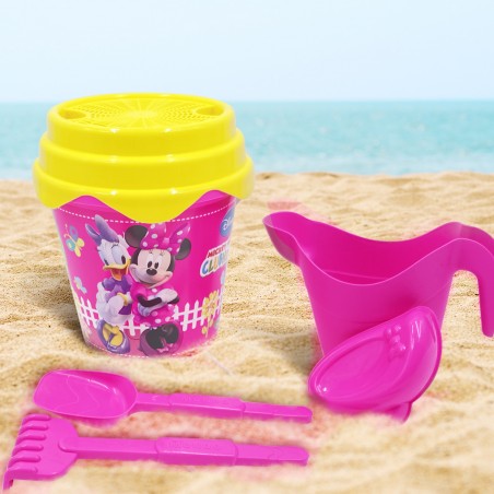 Set spiaggia bambini art. 188932 di Minnie e Paperina secchiello palette formine