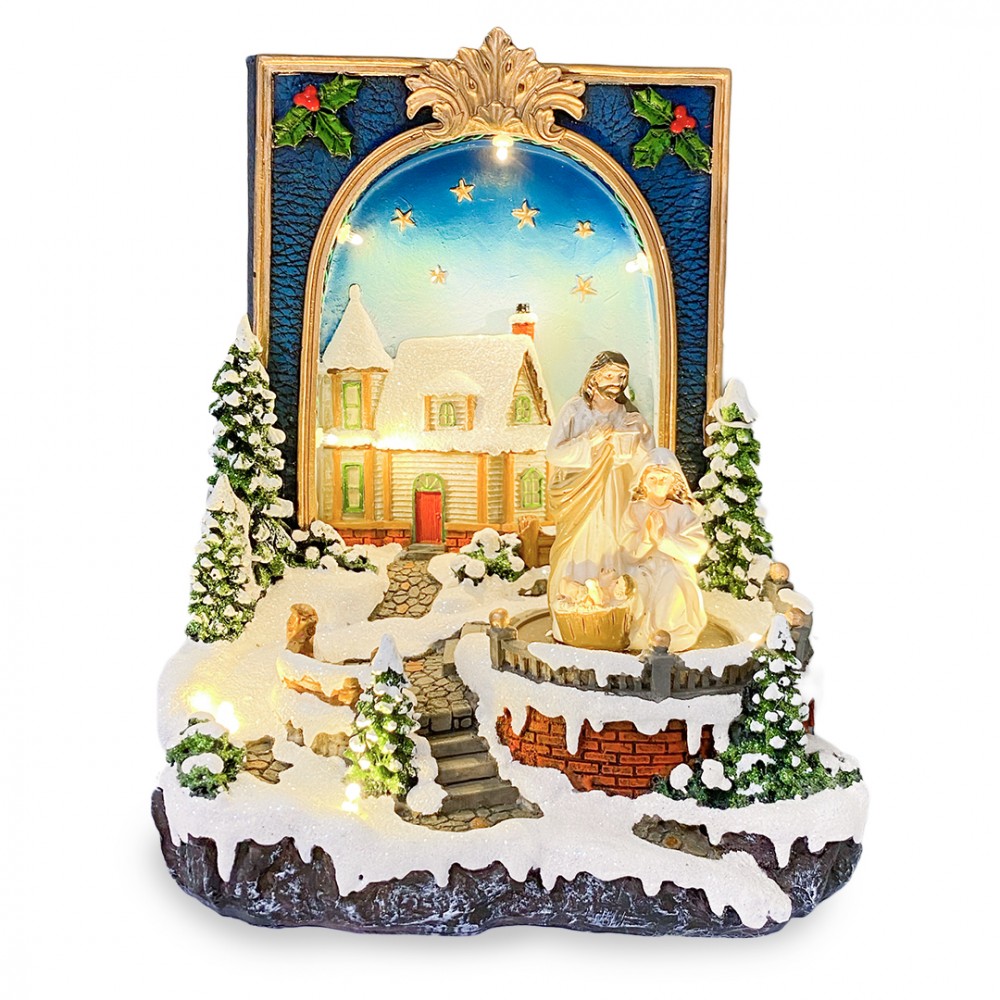 Villaggio Natalizio libro Nativita' 361020 Luci...