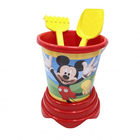 Set spiaggia bambini art. 186129 di Mickey Mouse secchiello palette formine