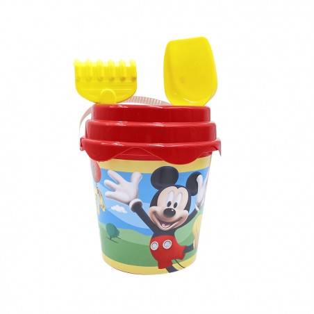 Set spiaggia bambini art. 186129 di Mickey Mouse secchiello palette formine