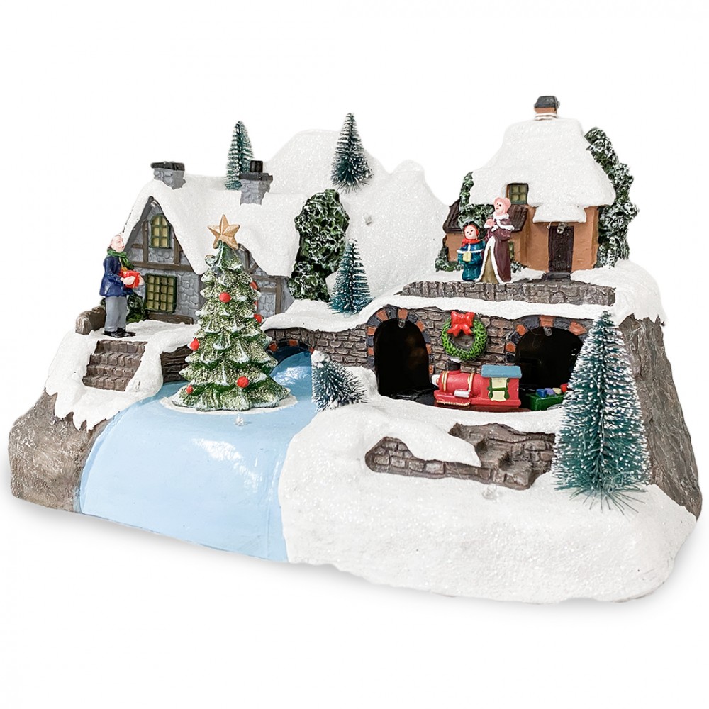 Villaggio Natalizio 361032 Paesaggio Innevato...