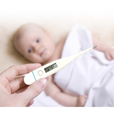 Termometro digitale elettronico con schermo LCD per rilevazione influenza ottimo per bambini COMFORT AID