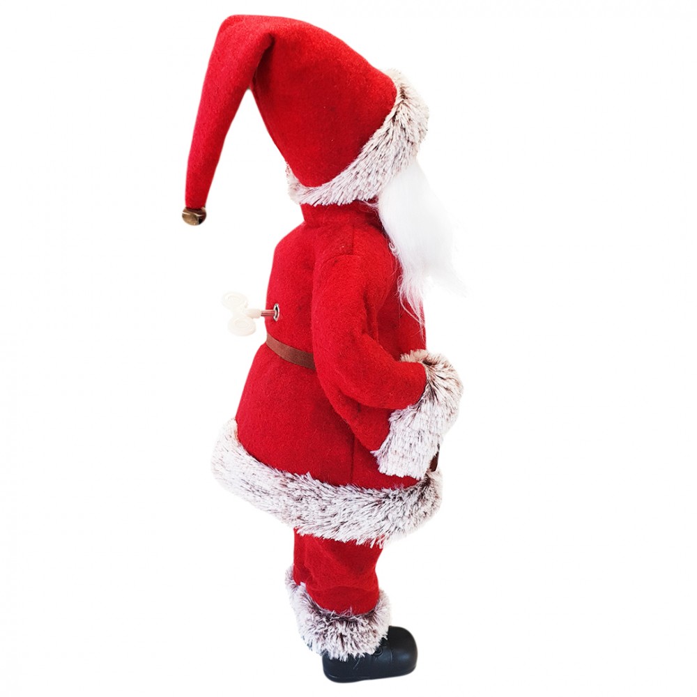 Babbo Natale Rosso e Grigio 144195 45H cm con...