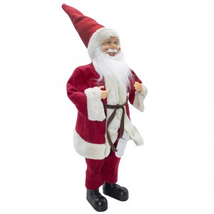 Babbo Natale Abito Rosso e Crema 144198 Addobbo Natalizio... 2