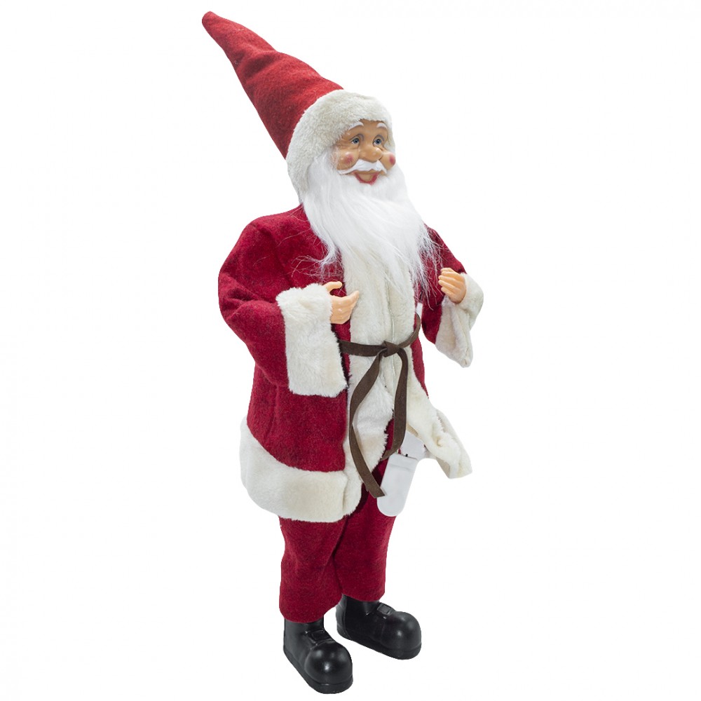 Babbo Natale Abito Rosso e Crema 144198 Addobbo...