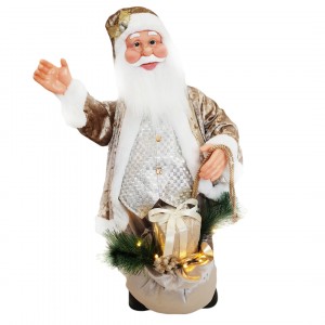 Babbo Natale Champagne 144237 Abito in Velluto 80H con...