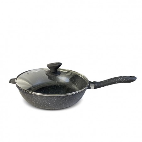 Set Batteria DGBAVARIA 120018 in Pietra Antiaderente Induzione 25 pz con Mestoli