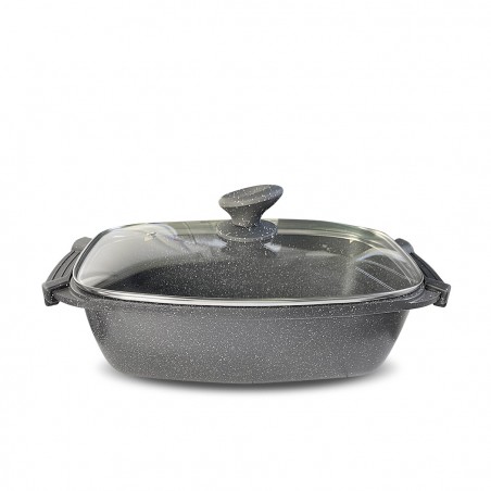 Set Batteria DGBAVARIA 120018 in Pietra Antiaderente Induzione 25 pz con Mestoli