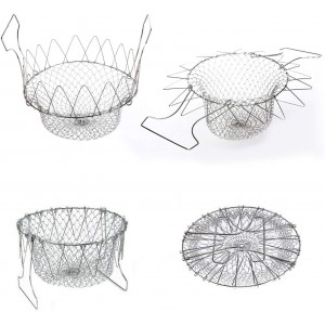 Cestello Profondo per Friggere Colino Scolapasta... 2