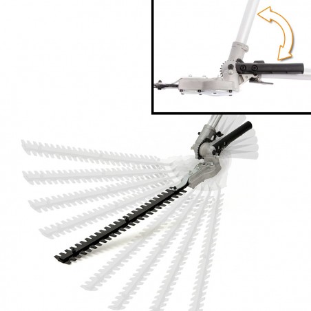 Tagliasiepi tagliarami decespugliatore scuotiolive 52cc ROYALWAVE 5in1 giardino