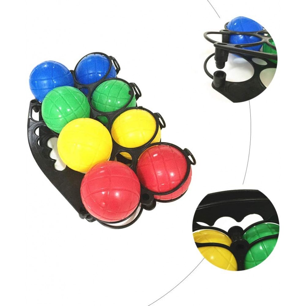 Set di bocce con 8 sfere in 4 colori diversi in...