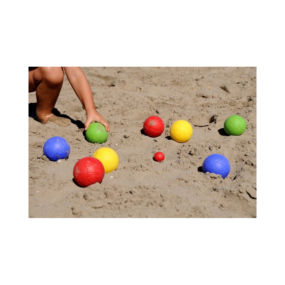 Set di bocce con 8 sfere in 4 colori diversi in...