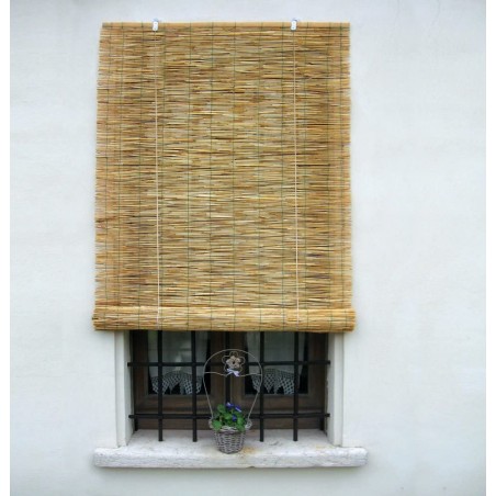 Tenda arella bamboo 202456 con carrucola resistente alle intemperie 90 x 180 cm