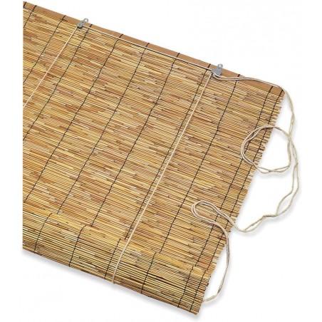 Tenda arella bamboo 202456 con carrucola resistente alle intemperie 90 x 180 cm