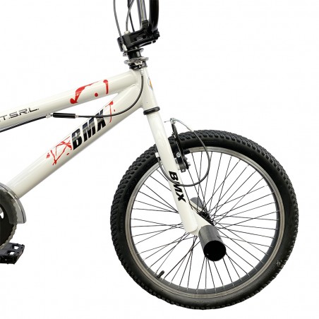 Bicicletta BMX SPOKES WHEEL FreeStyle taglia 20 Bici Telaio in Acciaio Jumper