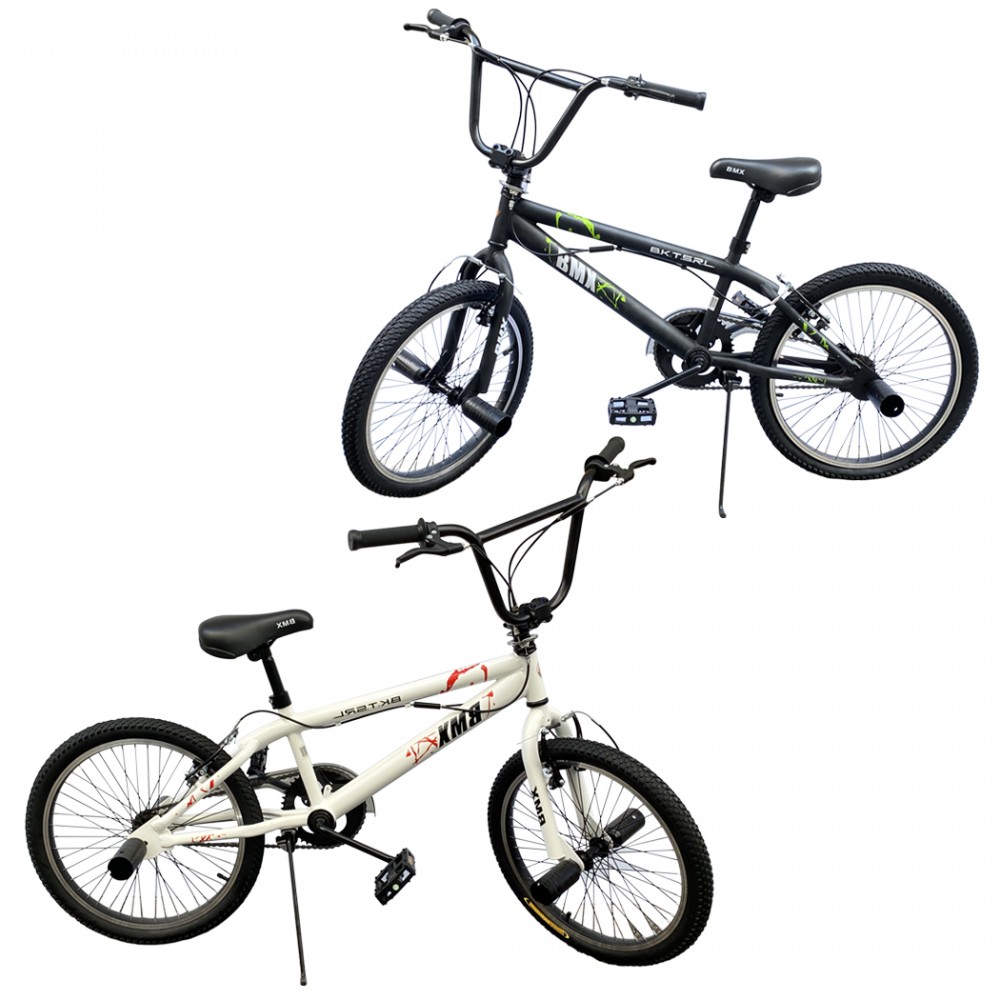 Rooster Radical Bambini 20" RUOTE Freestyle Bmx Bici Bicicletta Nero Rosso Gyro RS114 