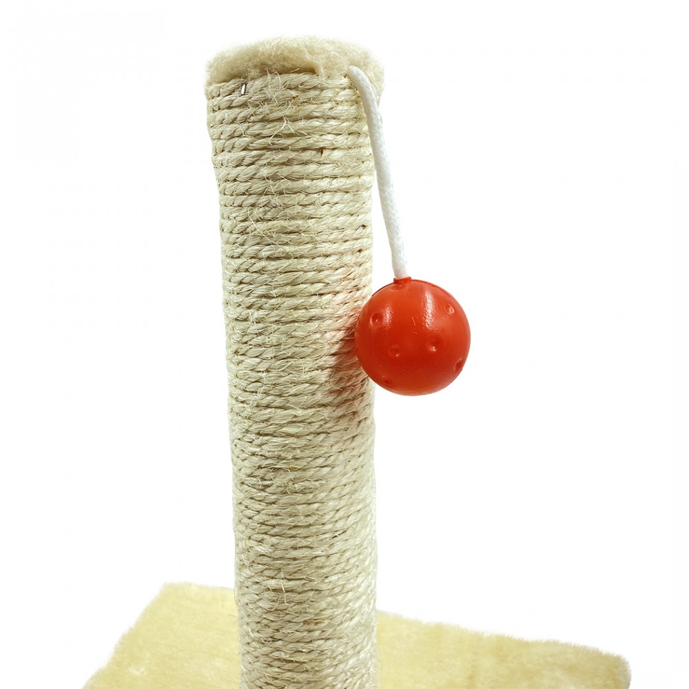 Tiragraffi in sisal e pallina da gioco 30 x 30...