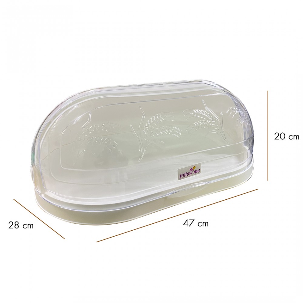 Portapane in Plastica PAMAX 722179 Bianco...