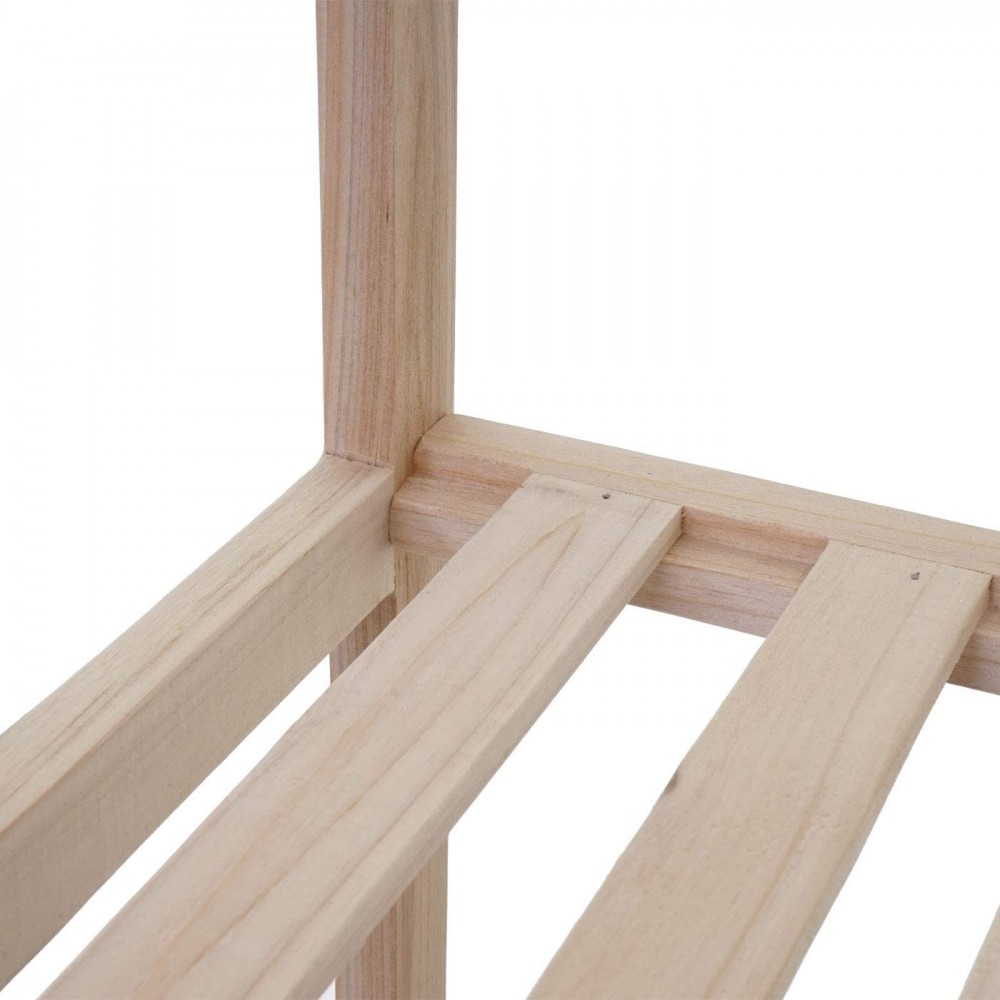 Scaffale 5 Ripiani in Legno di Abete 636406 per...