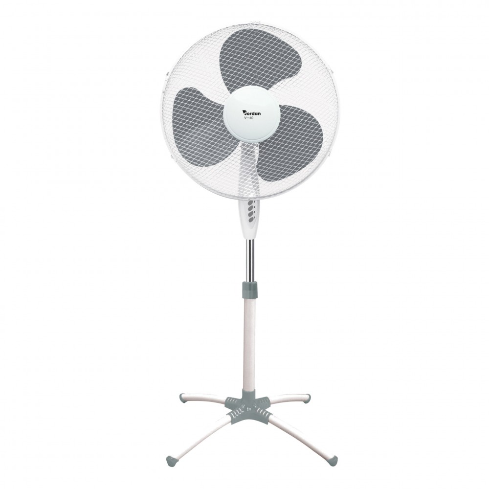 Ventilatore a Piantana Jordan V-40 da 45 Watt 3 Velocità Oscillante base a ragno