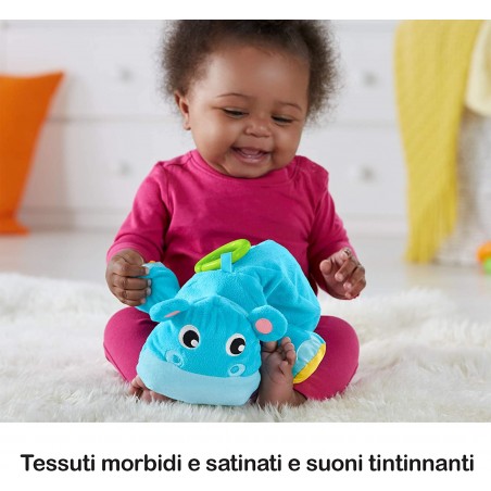 Fisher Price Ippo Palla Soffice Peluche con Tessuti Morbidi e Suoni Divertenti