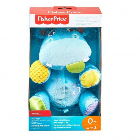 Fisher Price Ippo Palla Soffice Peluche con Tessuti Morbidi e Suoni Divertenti
