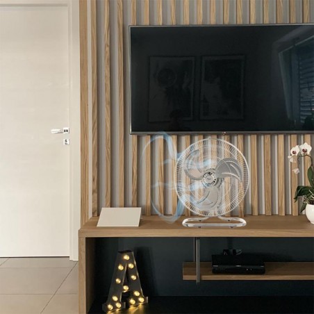 Ventilatore a Piantana 3in1 Jordan V-45A Tavolo Parete 60W 3 Velocità alluminio