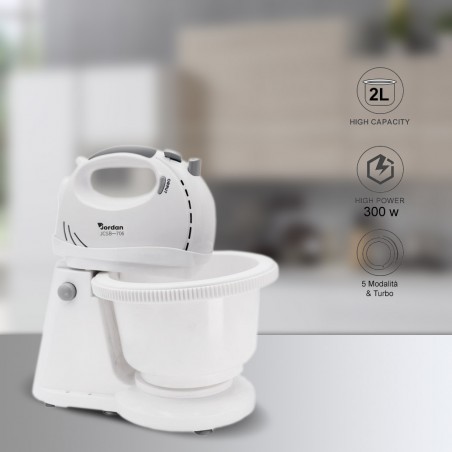 Sbattitore Elettrico JORDAN JCSB706 Multiuso a Immersione con Recipiente da 2lt