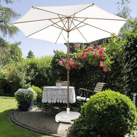 Base per Ombrellone 430927 Plastica Riempibile 18lt Acqua o Sabbia da Giardino