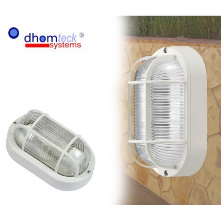 Plafoniera applique con griglia a tartaruga bianca adatta sia per esterni che interni installazione a muro campana in vetro Plafoniera applique con griglia a tartaruga bianca adatta sia per esterni che interni installazione a muro campana in vetro