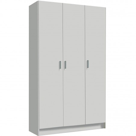Armadietto 3 Ante e 4 Ripiani portascope 240824 Mobile Multiuso MDF 109x37x180cm