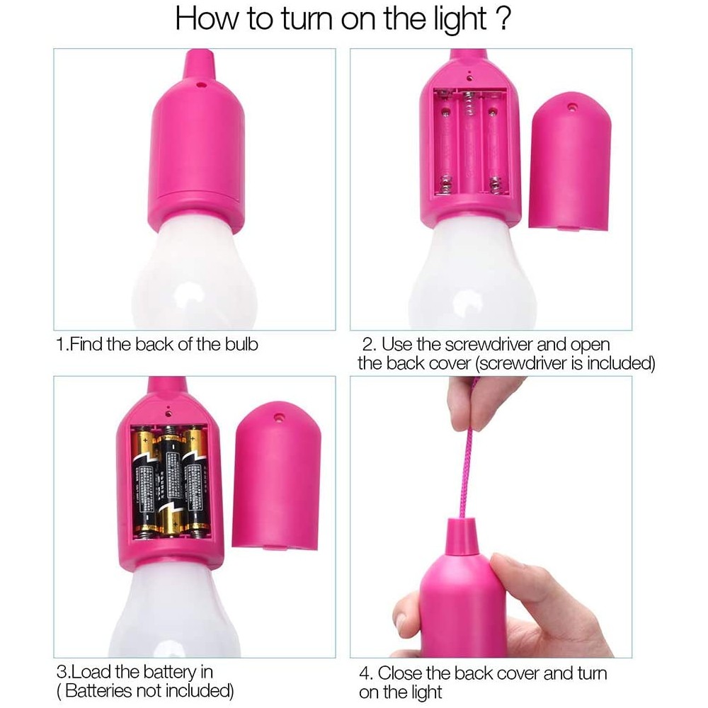 Set 4 pz Lampadine LED Colorate 881609 a...