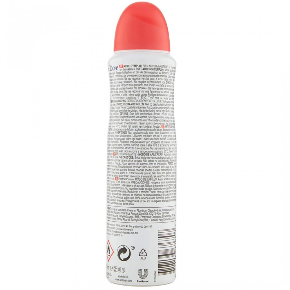 Deodorante DOVE Spray Go Fresh 676707 a Mela E...