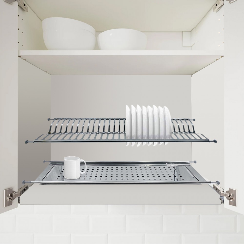 Mensola Scolapiatti Incasso con Vaschetta e...