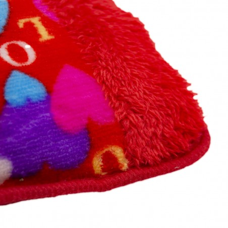 Borsa acqua calda con tasca scaldamani in poliestere 579196 fantasie assortite