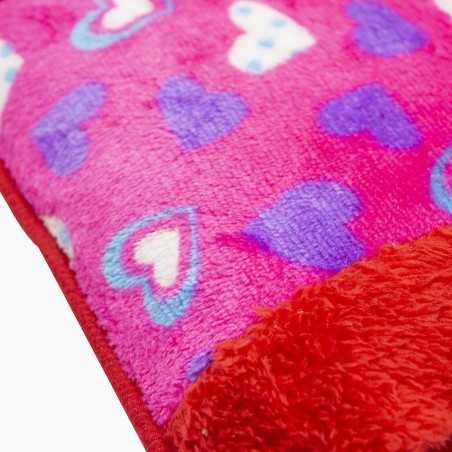 Borsa acqua calda con tasca scaldamani in poliestere 579196 fantasie assortite