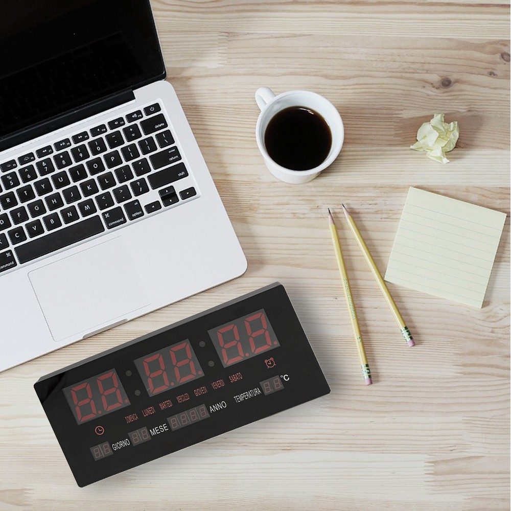 Orologio digitale da parete muro led 136151...