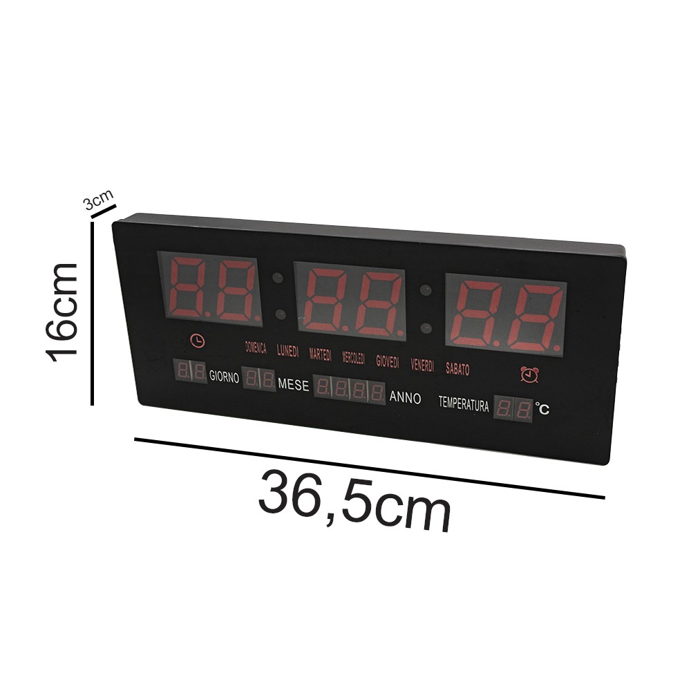 Orologio digitale da parete muro led 136151...