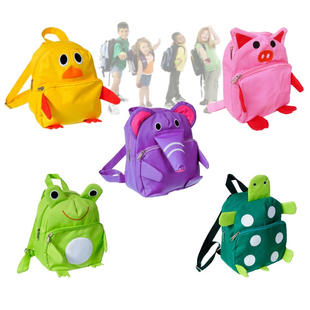 Zaino a spalla asilo e tempo libero zainetto animali 3d ANIMALS