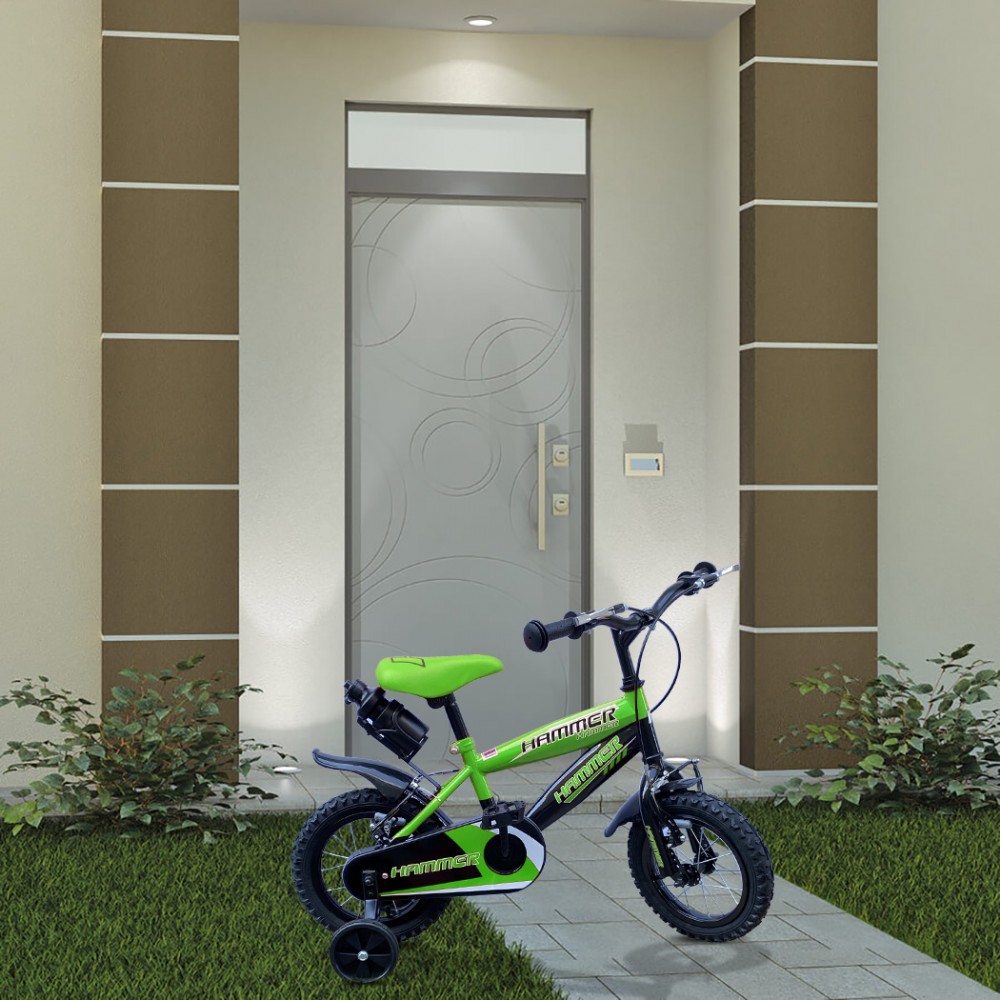 Bicicletta Hammer 12" borraccia e telaio in...