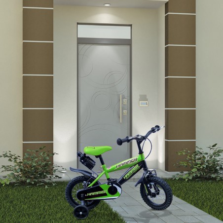 Bicicletta Hammer 12" borraccia e telaio in acciaio per bambini età 3-5 anni